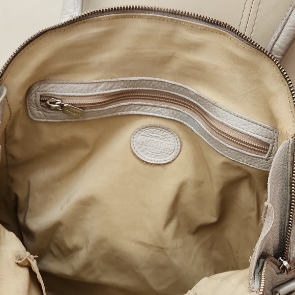 ROOTS Vintage Silver leather Shoulder bag - Picture 11 of 15